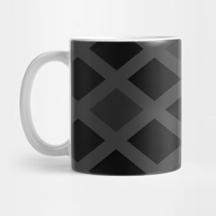Black textured checked background Mug